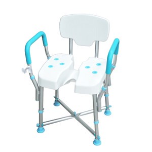 MedGear免工具扶手洗臀椅附蓮蓬頭掛座