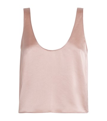 Leset Satin Barb Tank Top