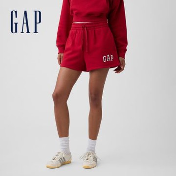 【GAP】Gap Logo 短褲-紅蘋色(811326)