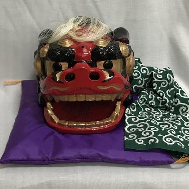 獅子舞 獅子頭 大人サイズ - クラフト・布製品