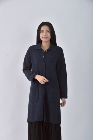 (M) key wear質感藍色外套