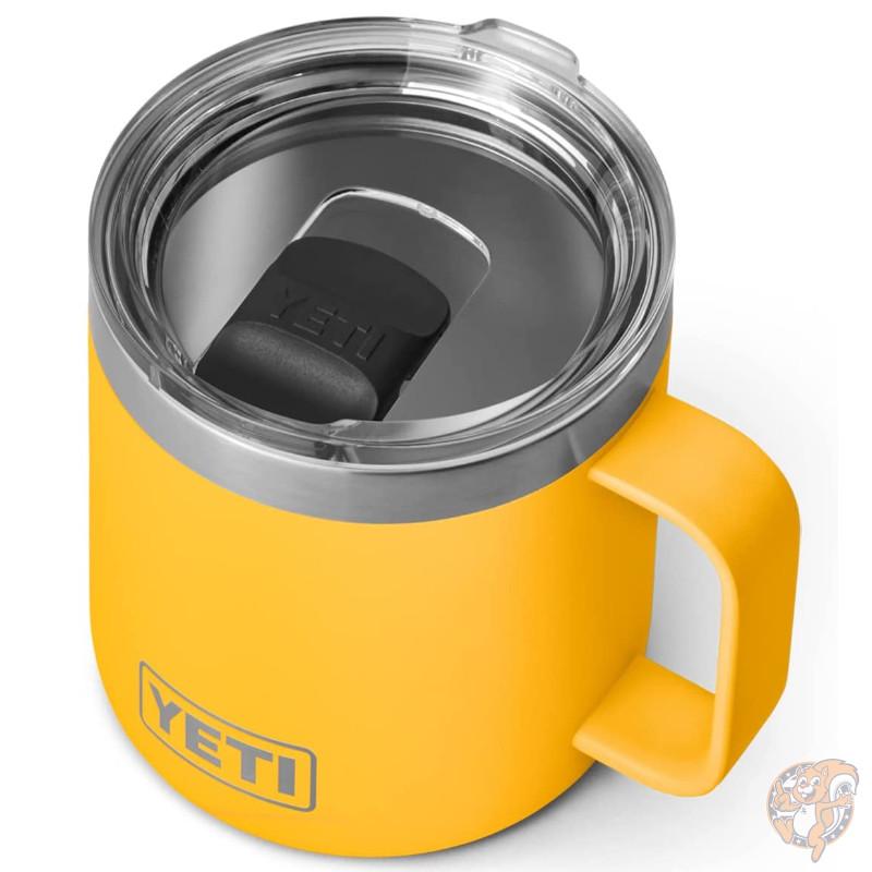 イエティ YETI Rambler 14oz 414ml ステンレス マグカップ マグスライダー蓋付き アルパインイエロー 送料無料