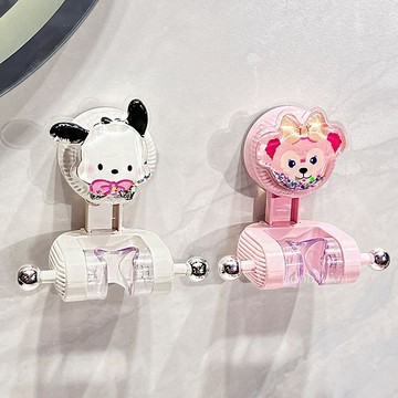 ✨臺灣出貨✨吸盤花灑支架掛座免打孔可調節可愛卡通兒童浴室淋浴噴頭固定底座