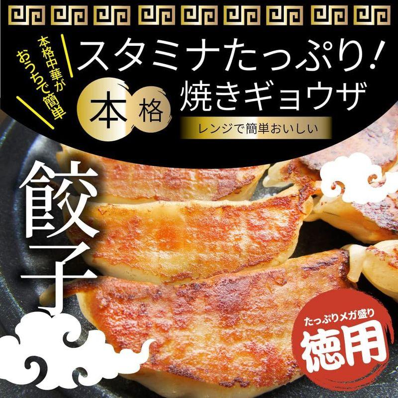 しゃぶまる にんにくたっぷり レンジで簡単 焼き餃子 ギョウザ 120個(1kg×3)