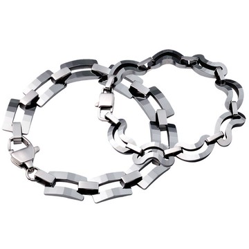 TRUEMAN/真男人 鎢金情侶手鏈 簡約男士配飾 女生情人節禮物飾品