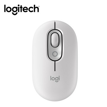 【Logitech 羅技】POP MOUSE 無線藍牙滑鼠 - 珍珠白【三井3C】