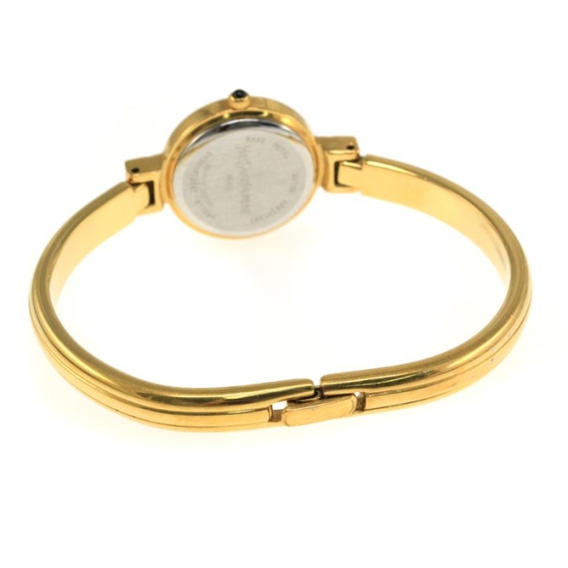 イヴサンローラン シェル文字盤 クォーツバングル時計/合金/メッキ  