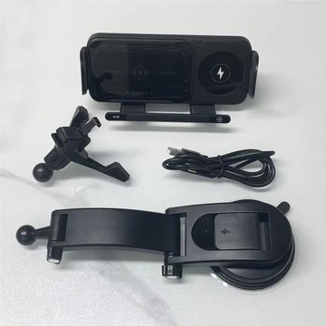 2024新款折疊屏車載手機支架汽車導航電動專用車用無線充電器快充