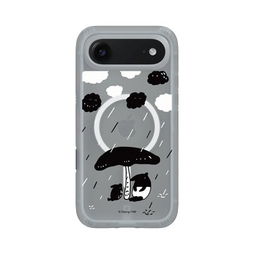 iPhone Air AirX 流變灰 - 馬來貘 Laimo - 下雨了(透明款)