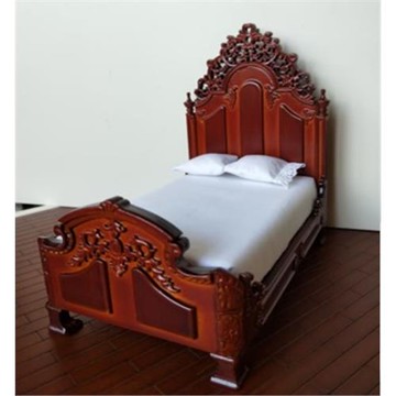 新(合集)手辦12分粘土人臥室床娃屋模型柜子木制手工廚房/壁爐