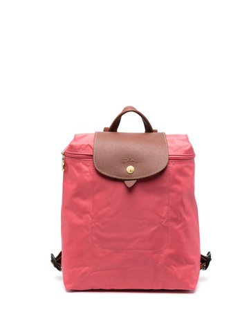 Longchamp - Le Pliage backpack - unisex - Polyamide/Calf Leather - One Size - Pink