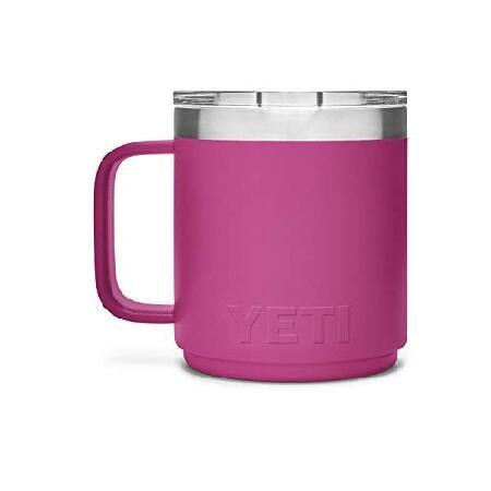 YETI Rambler oz Stackable Mug, Vacuum Insulated, Stainless Steel with MagSlider Lid, Prickly Pear