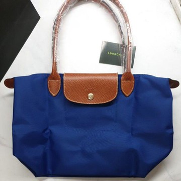 『Marc Jacobs旗艦店』 LONGCHAMP正品實拍法國製摺疊款2605長柄靛藍尼龍肩背