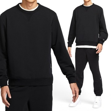 Nike SI Crew 男款 黑色 上衣 拉鍊 休閒 運動 毛圈布 口袋 拉鍊 大學T 長袖 FZ0221-010