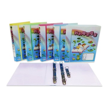 【新德牌】P.P 四孔學習檔案資料夾 12本 / 箱 09-401 - 紅