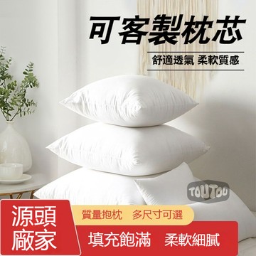 【台灣寄出】客製化抱枕芯 | 沙發抱枕 抱枕心 靠墊 方形枕芯 純白枕心 抱枕靠墊 40 50 60 PP棉7D高回彈