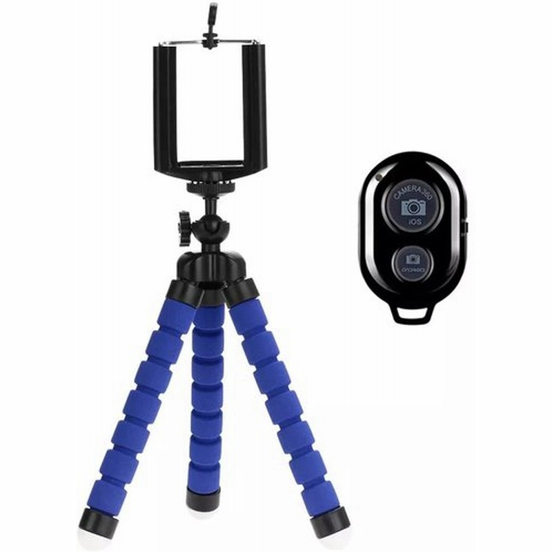 スマホとカメラ用 三脚 クリップ付き一脚 タコホルダー ミニスタンド 固定 通販 Lineポイント最大get Lineショッピング