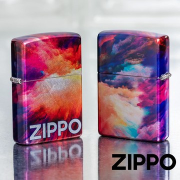 [隔日到貨] ZIPPO 防風打火機 水彩渲染 48982 黃銅 美國製 煤油打火機