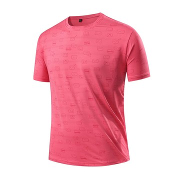 現貨+預購 T恤短袖上衣運動上衣跑步背心修身顯瘦-冰絲印花速乾運動男裝5色74kw18【獨家進口】【米蘭精品】