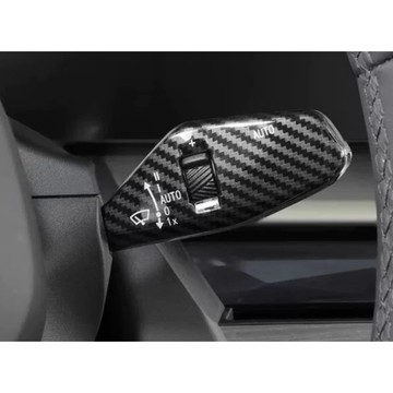 ~歐力斯~寶馬 BMW 24-26年 G60 520i 530i 撥桿裝飾蓋 撥桿保護蓋 方向燈撥桿 雨刷撥桿 碳纖維紋