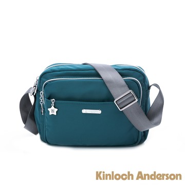 【Kinloch Anderson】城市酷玩 方形輕巧隨身包-霧藍綠