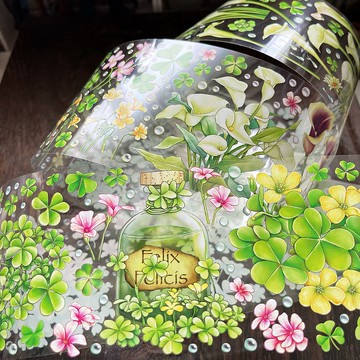 綠意 Spring Green 亮面PET/日本和紙膠帶