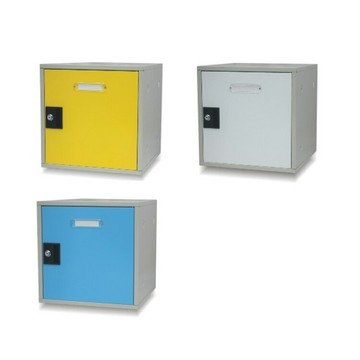 台灣金庫王 組合式置物櫃(鑰匙鎖) 35x35x35 cm 3色可選 /個 LOC-2｜領券最高折$220