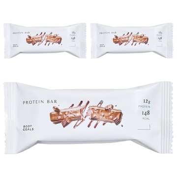 BODY GOALS Light 能量蛋白棒 醇濃巧克力  3個  38g