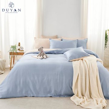 【DUYAN 竹漾】60支萊賽爾天絲三件式兩用被床包組 多款任選 台灣製(單人)