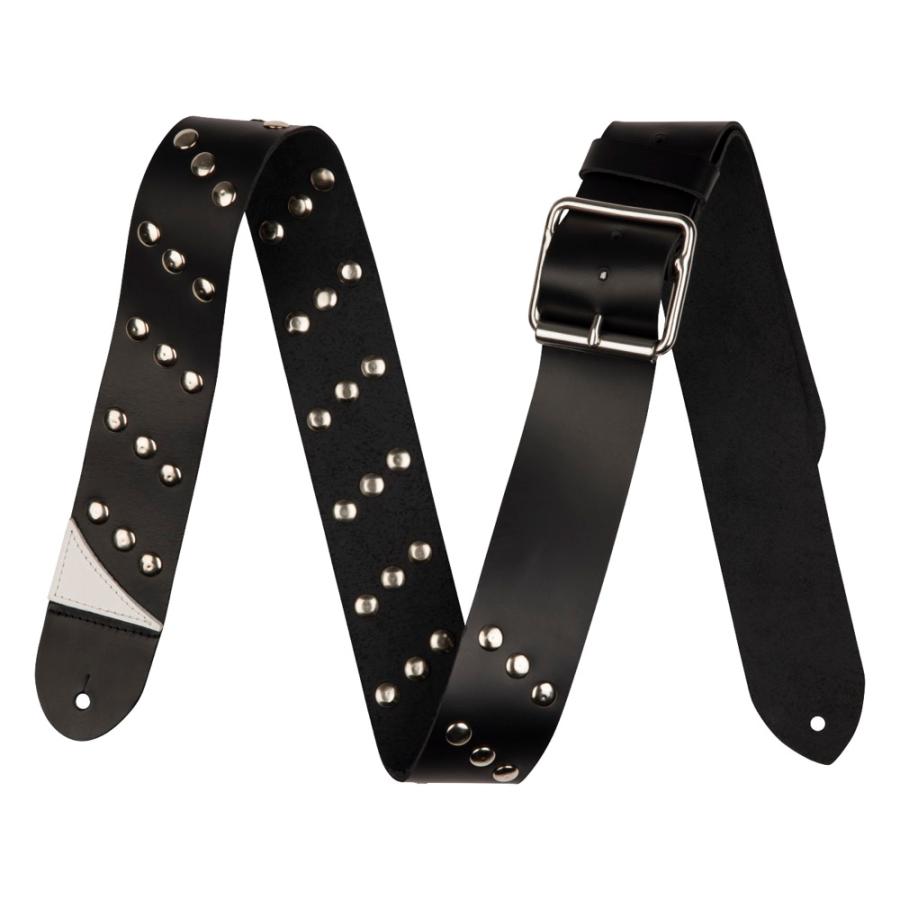 Jackson DIAGONAL STUD LEATHER STRAP BLACK