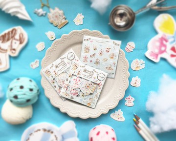 甜點遊樂園 分裝貼紙