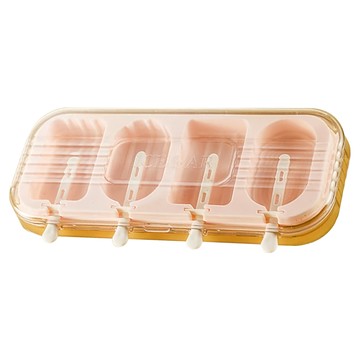 couselect DIY 霜淇淋雪糕模具 食品級矽膠  1個  粉色 方型