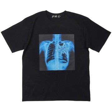 BORNRICH BR0064 X-RAY GRAPHIC TEE 冷酷的心 短T (黑色)