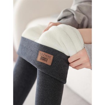 東北羊羔絨打底褲女2024新款冬季加絨加厚外穿保暖抗寒大碼棉褲