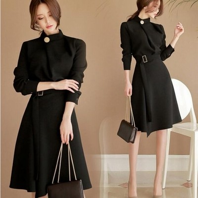 レディースお呼ばれ ベルト付き 長袖ワンピース 30代40代50代 タイトワンピースフォーマル パーティードレス 二次会 着痩せ 結婚式 Ol 通販 Lineポイント最大get Lineショッピング