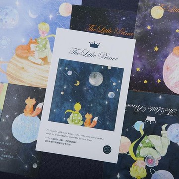 明信片簡約文藝小卡片 可手寫diy生日賀卡