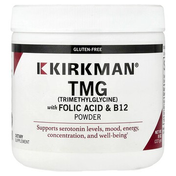 Kirkman Labs, 含葉酸和 B12 粉末的 TMG（三甲基甘氨酸），8 盎司（227 克）
