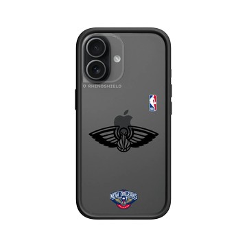 iPhone 17 Mod NX -邊框背蓋組合 (相機按鈕) 黑 - NBA - B&W-新奧爾良鵜鶘 New Orleans Pelicans B&W