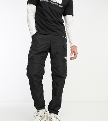 The North Face Alrescha zip off convertible cargo trousers in black Exclusive at ASOS