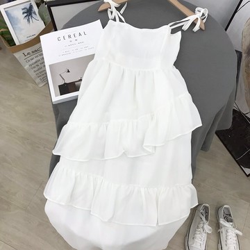 春季純色高腰學院風公主裙女時尚休閑洋氣G#231入