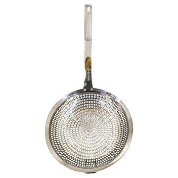 優之館 304不鏽鋼炸物勺 可掛式 食品級  44.5 x 18.8cm  1個