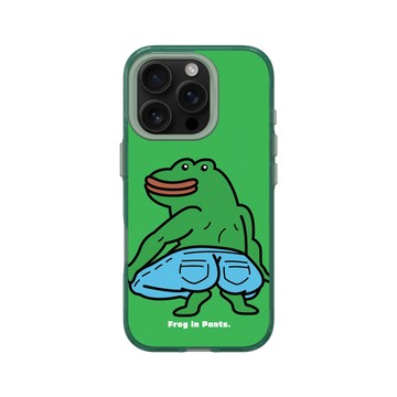 iPhone 16 Pro Clear 憂墨綠 - 怪奇事物所 Incrediville - 青蛙穿褲子