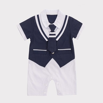 George系列帥氣海軍短袖連身衣