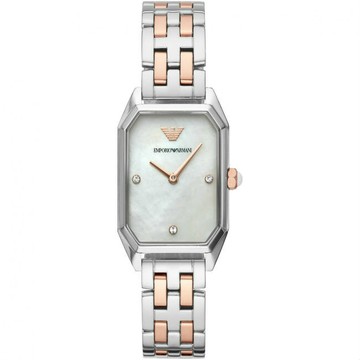 EMPORIO ARMANI 亞曼尼 AR11146 時尚流行簡約腕錶/珍珠母貝面35mm｜樂天領券現折★全館特惠中★指定刷卡回饋10%