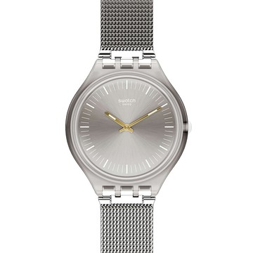 Swatch  經典魅力潮流夜光石英米蘭帶腕錶   SVOM100M