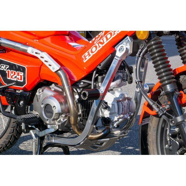 正規品／オーバーレーシング CT125 ハンターカブ ダウンチューブ（シルバー） OVER RACING バイク | LINEショッピング