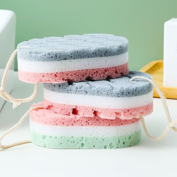 搓澡海綿家用洗澡搓灰搓泥成人不傷皮膚雙面浴擦兒童搓背沐浴棉擦