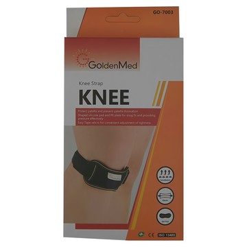 GoldenMed 矽膠髕骨帶 GO-7003  ONE SIZE  1個