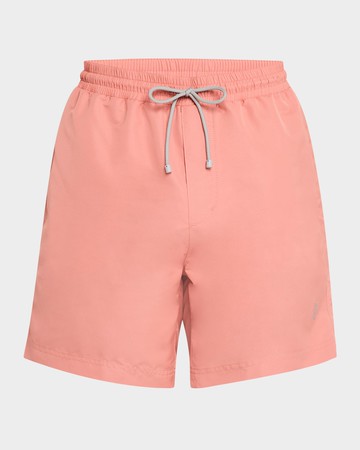 Men's Solid Swim Trunks