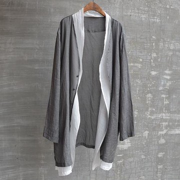 中長款苧麻披肩夏季青春流行漢服